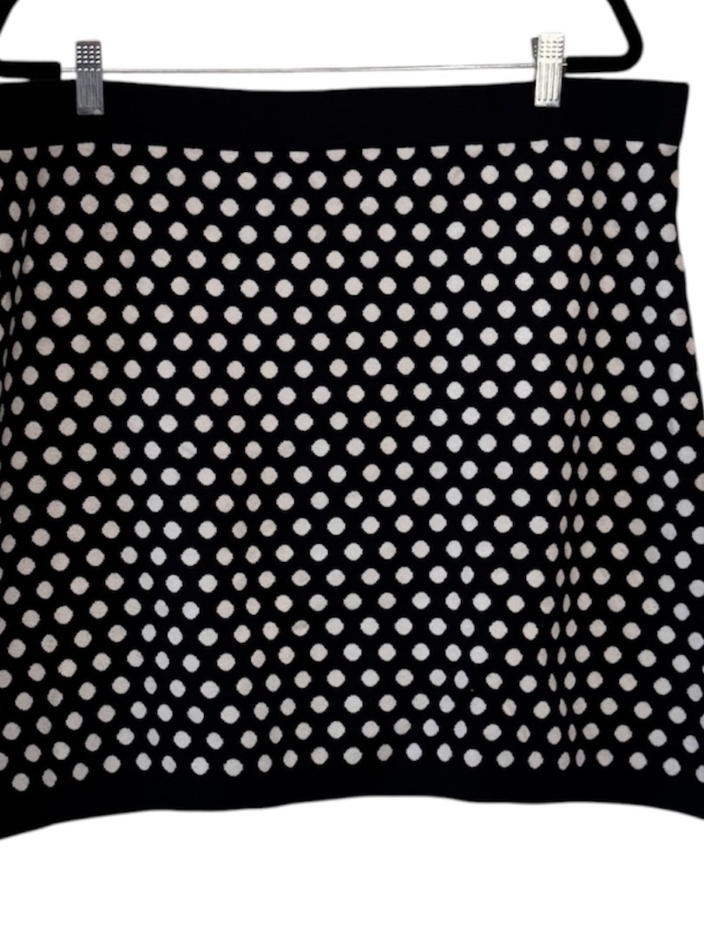 Boden Navy Blue White Polk Dot Mini Skirt